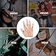 50 Stücke Silikon Gitarren Fingerschutz Gitarren Anti Rutsch Fingerspitzen Gitarren Protector für Ukulele Bass Akustikgitarre Banjo