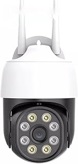 Security Camera,3MP 5X Zoom Security System 2.4GHZ WiFi Security Cameras Outdoor with Color Night Vision, Motion Detection and Alarm, IP66 Waterproof, 2-Way Talk