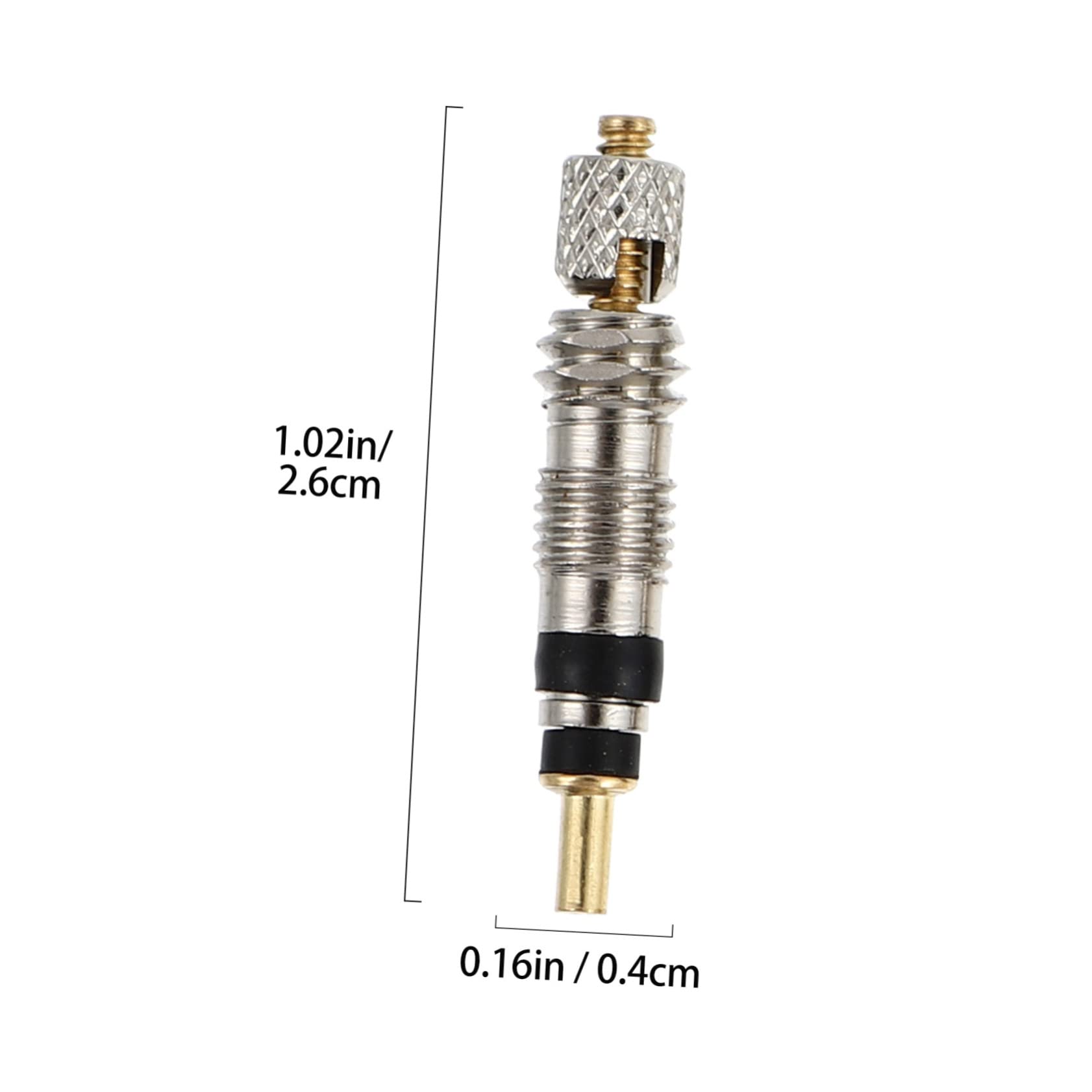 Mikikit 12Pcs Bike Tubeless Core Replacement with Removal Tools Compatibility for Bicycles Excellent Airtightness Replacement