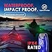 LED Safety Light (2 Pack) - Clip On Strobe/Running Lights for Runners, Dog, Bike, Walking, Boat, Kayak, Stroller and More - High Visibility Accessories for Your Reflective Gear, Bicycle