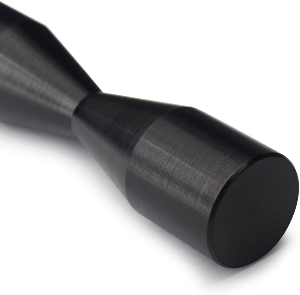 GeLive Wine Pegs Wall Mounted Vino Pins for Wine Bottles Holder Display on Wood Surface Concrete Wall Stylish Wine Rack Modern Wall Wine Storage Aluminum Alloy Black, Set of 6