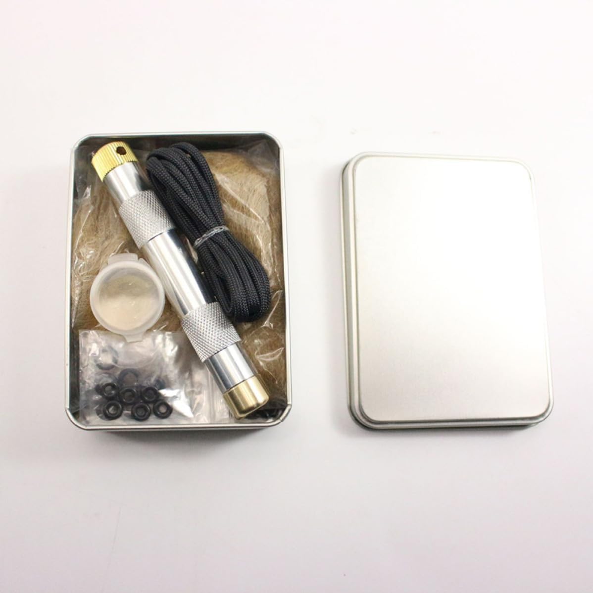 Piston Fire Starter Tool for Outdoor Camping and Hiking Survival