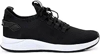 Tênis Preto Feminino Masculino Unissex Calce Fácil Corrida Academia Caminhada Passeio