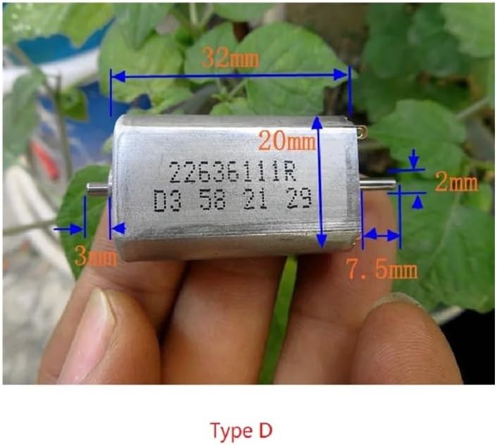 QZLIBEFUD 5PCS 180 DC、高トルク/スピードマグネット、貴金属整流子、電気/カーボンブラシ電子スターターJ(タイプ