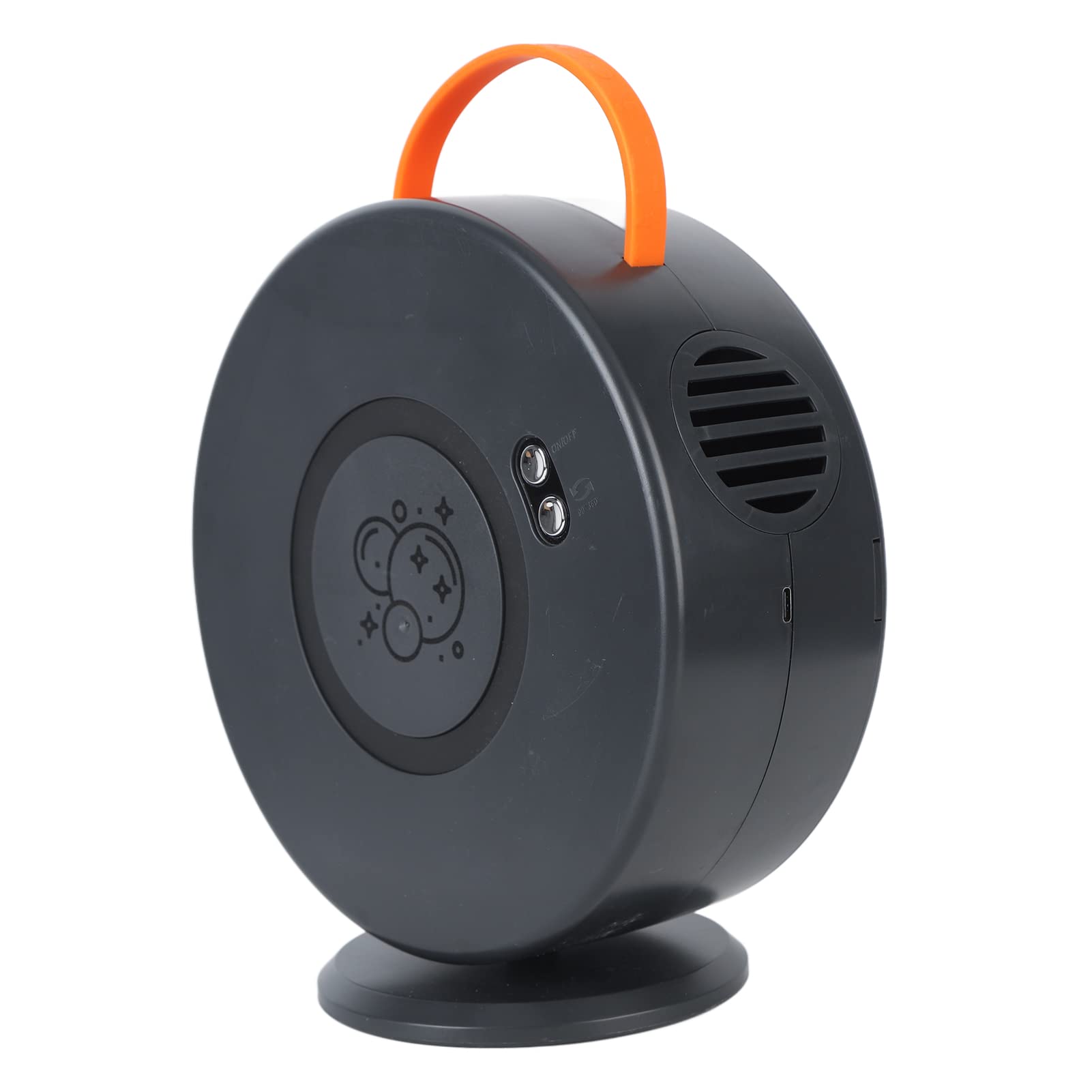 Sxhlseller Automatische Rotierende Seifenblasenmaschine, über USB Wiederaufladbares Seifenblasengebläse für mit 360-Grad-Drehung und Leistungsstarkem Motor für Partys und Spielen Im Freien (Black)