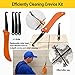 LABOFiC 14pcs Grout Removal Tool, Caulking Removal Tools Tile Grout Saw and Grout Hand Saw with 3 Pieces Extra Blades, Tile Joint Cleaning Tool, Caulking Edge Kit, Tile Caulk Finishing Tool