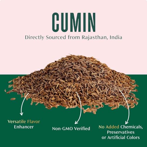 Image of VAHDAM, Cumin Whole (2.47oz /70g) Gluten Free Cumin Seeds (Jeera Seeds Whole) 100% Raw from India, Aromatic Spice | Gluten Free & Non GMO | Nigella Sativa Seeds Whole