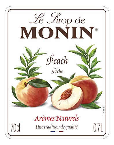 Monin Peach Syrup, 700ml - Afbeelding 4