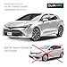 CLIM ART in-Channel Incredibly Durable Rain Guards for Toyota Corolla 2020-2026 Hatchback, Original Window Deflectors, Vent Window Visors, Vent Deflector, 4 pcs. - 620295