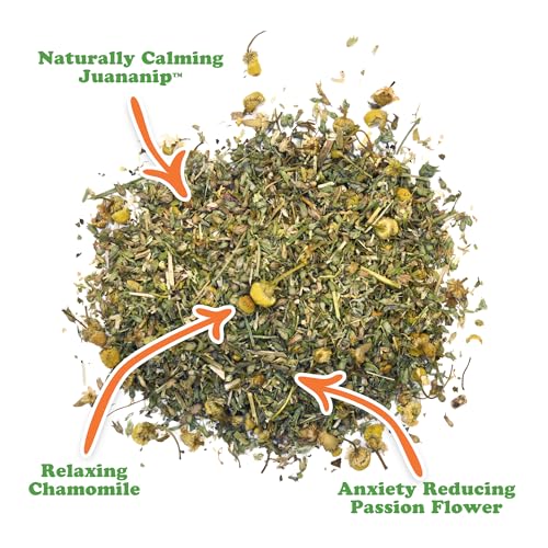 Image of Doggijuana Juananip Refill Jar for Dogs | Naturally Calming Catnip | Organic ground calming catnip for dogs; natural aid for anxiety, storms & travel; grown in USA, refill for toys & beds