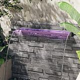 GBCDSWBR Wasserfall-Element Edelstahl 108 cm mit RGB LED Fernbedienung