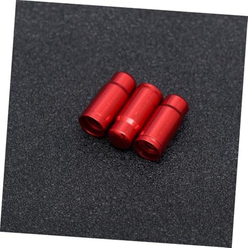 BESPORTBLE Tapas de Válvula Presta para Bicicleta Roja de Aleación de Aluminio Diseño Francés Paquete de 5 Capacidades Antifugas miniatura 7