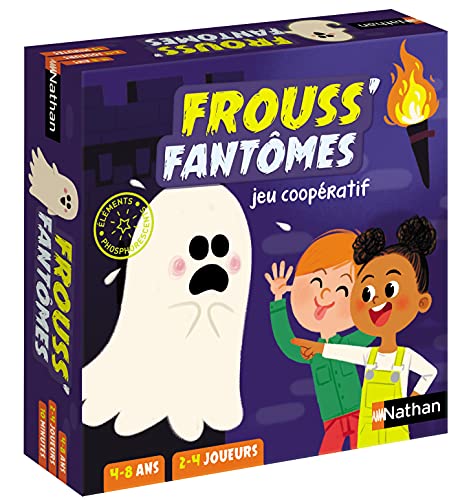 Nathan Frouss'Fantômes - Jeu de société Enfant coopératif à partir de 4 Ans - 2 à 4 Joueurs Multicolore 31306