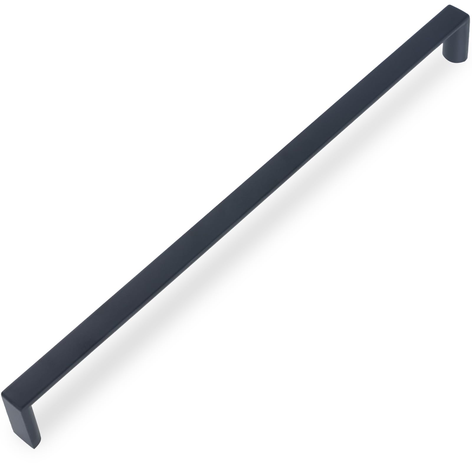 Poignées d'armoire de cuisine noires mates 254 mm sans traces pour vos meubles