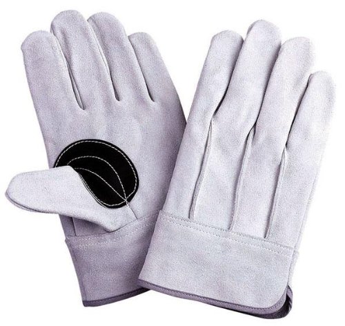 GLOVE MANIA(グローブマニア)2283 牛革手袋 牛床革 特厚黒アテ付 1P×10個 (L)