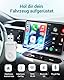2025 Verbesserter 2-in-1 Wireless CarPlay & Android Auto Adapter, OTTOCAST MINI Kabelloser CarPlay-Adapter für iOS 10+ & Android 11+, Wandelt kabelgebundenes CarPlay in Wireless um, Plug & Play (Weiß)