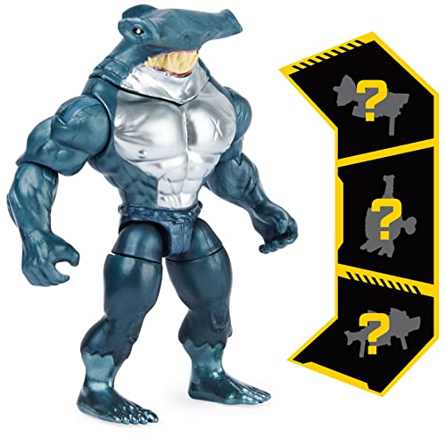 Dc Comics Batman 4-Inch Bat-Tech Batman And King Shark Action Figures With 6 Mystery Accessories, For Kids Aged 3 And Up #TOP5