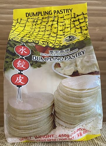 Mong Lee Shang Dumpling Pastry Wrappers 450g Gyoza/Wonton Skins (1 x 40 Wrappers)
