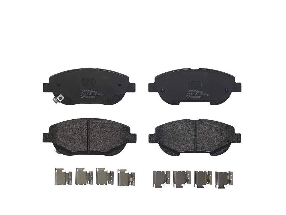 Front BREMBO P 83 148 Brake Pad Set, disc brake for TOYOTA