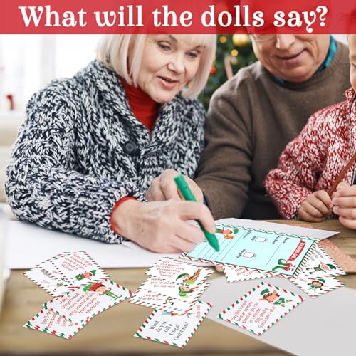 Image of Motiskyy 75 Pcs Christmas Elf Reports Set 25 Elf Notes 25 Report Card 25 Notice Naughty or Nice Behavior Checklist, from Your Surveillance Xmas Note Cards