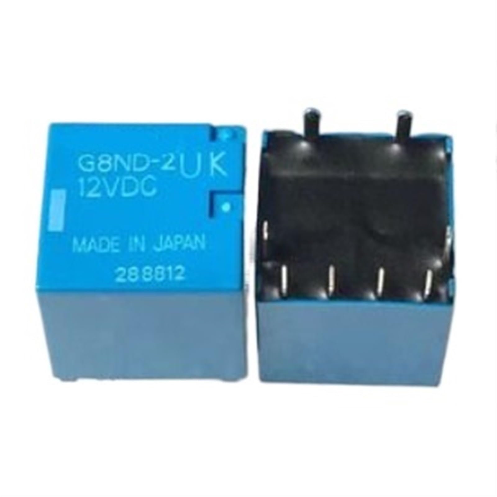QEFHSVVZE 5PCS Original New G8ND-2UK Blue Black 12VDC 8PIN Automative Relay for Auto Handbrake(5PCS Blue)