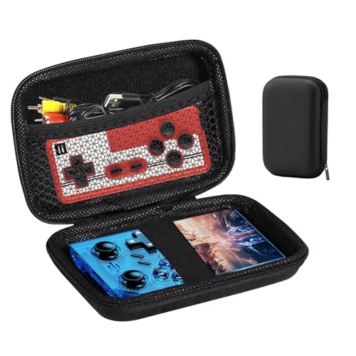 HideRacoon Retro Handheld Game Console Case, Black