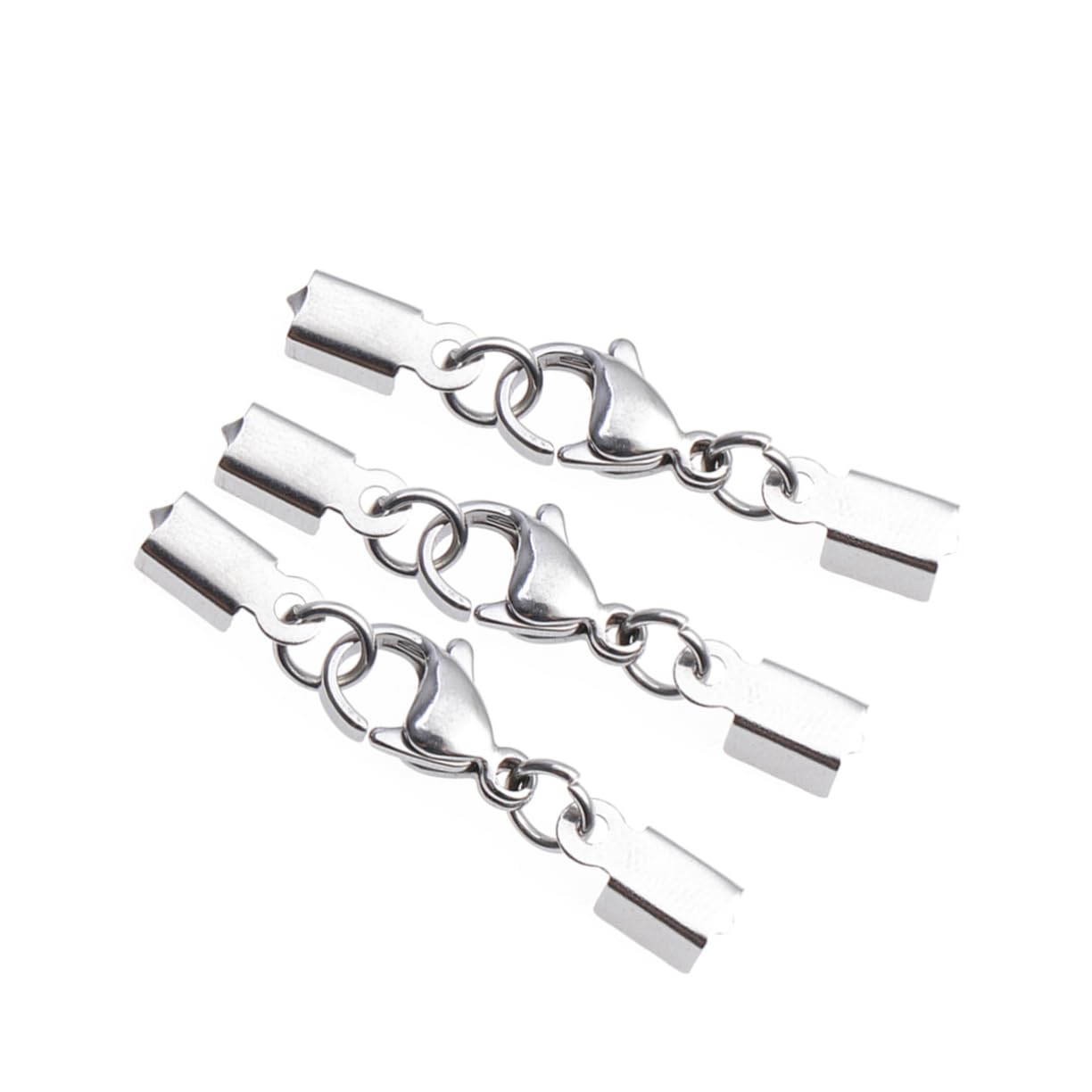 Lurrose Accessori Per Collane 96 Pz Con Fermagli Per Collana Accessorio Silver