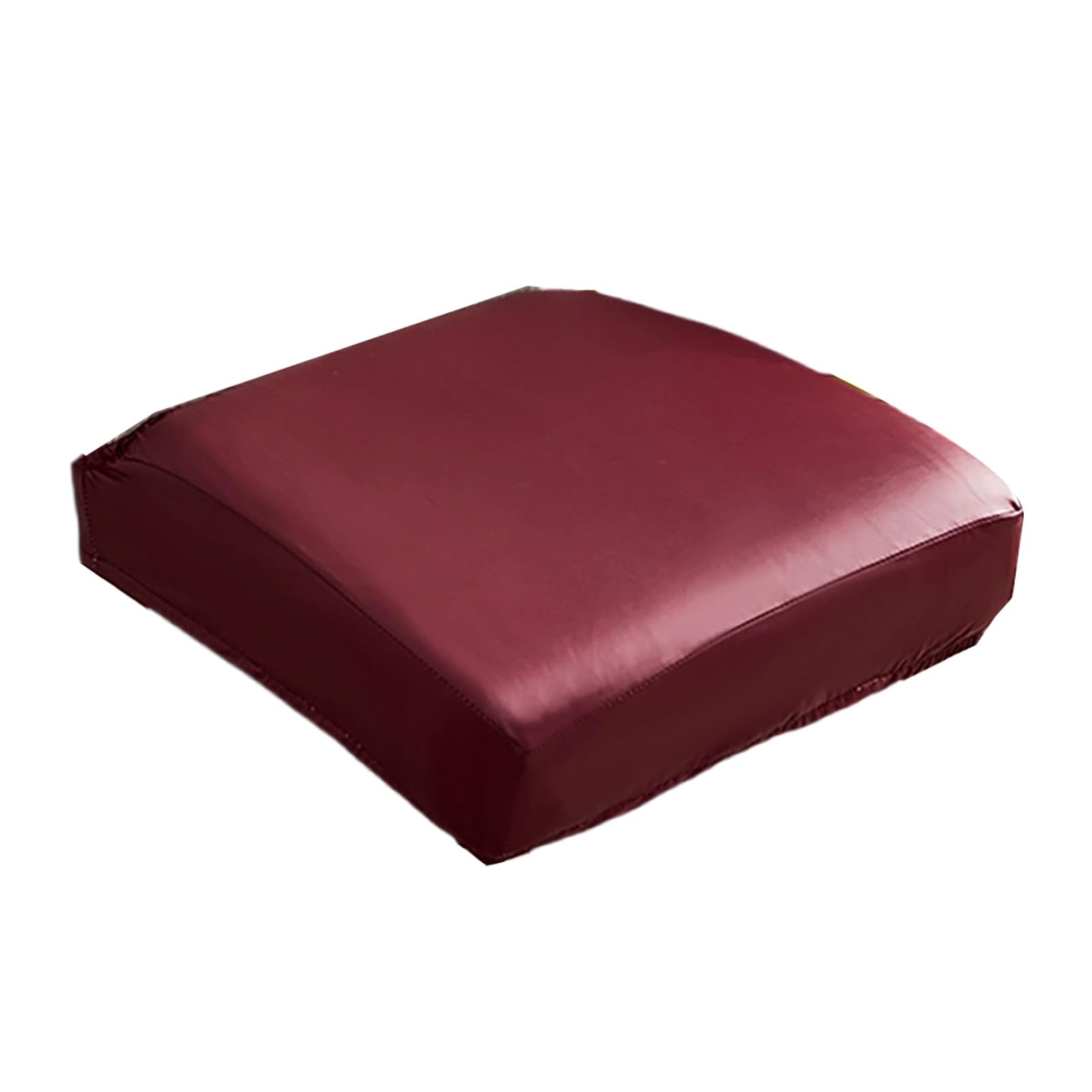 Hsioluted Waterproofs PU Leather Chair Seats Covers Removable Washable Slipcovers for Dining Room Chairs Dining Room Chair Slipcovers