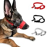 YAODHAOD Dog Muzzle，Soft Nylon Muzzles Prevent from Biting Barking and Chewing,Adjustable Loop...