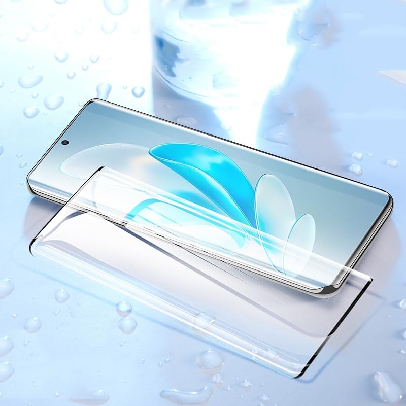 Image of Designerz hub Vivo V30e Tempered Glass | 9H Full Glue Full HD, Shatterproof, Anti Scratch Screen Guard for Vivo V30e