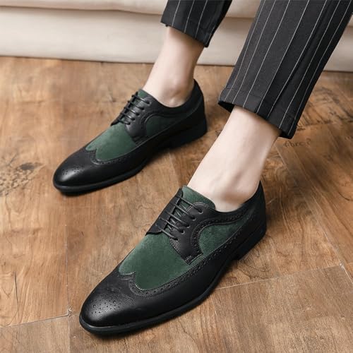 Men's Height Increasing Formal Lace-Ups Classic Brogues Traditional Oxfords for High Arches3