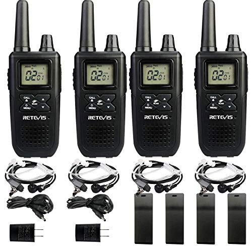 Retevis RT41 Walkie Talkies for Adult Rechargeable NOAA Weather Alert FRS 121 Privacy