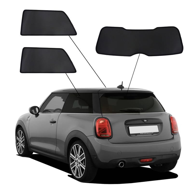 Protection visuelle Mini F56 sur mesure noire haute densité