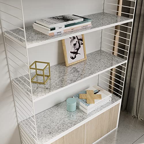 Cre8Tive Granite Wallpaper Peel And Stick 24"X118" Grey Granite Contact Paper For Countertops Waterproof Self Adhesive Removable Marble Decorative Vinyl Wall Paper Roll For Kitchen Bathroom Furniture #TOP5