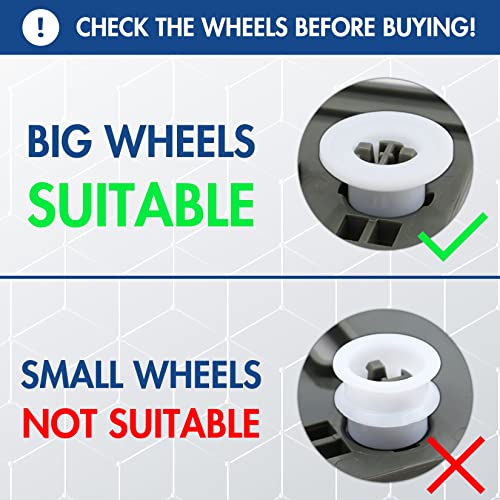 image for MONKEMON 2 Packs W10350375 UPGRADED Dishwasher Replacement Top Rack fo