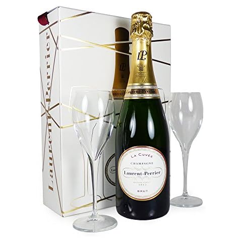 Laurent Perrier La Cuvee Champagne with Flutes Gift Set Cover