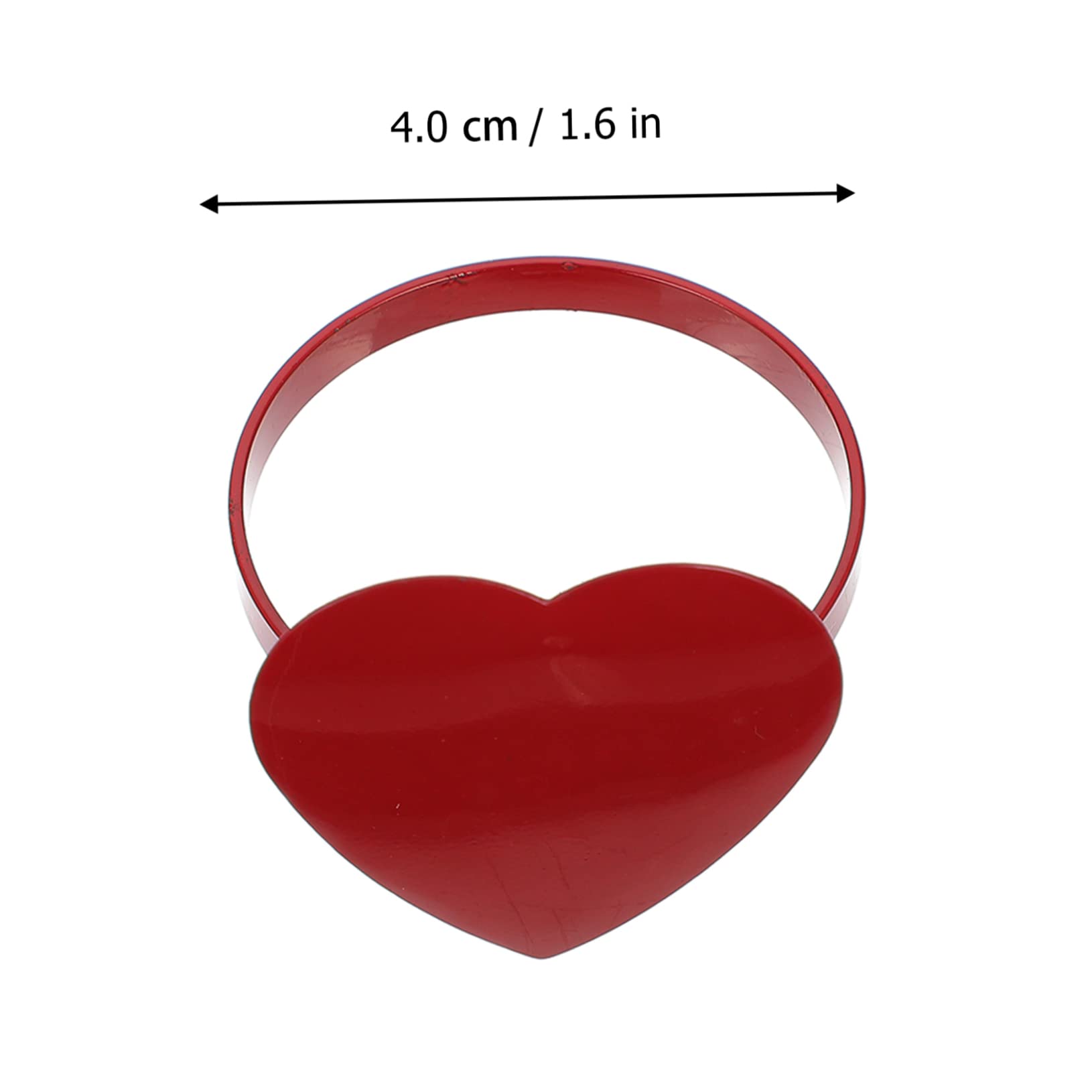 TOPBATHY 3 Juegos Botón De Servilleta De Corazón Decoración De Mesa De San Valentín Sujetadores De Servilleta para Ocasiones Especiales Puesto De Joyería Servilletero Dorado Metal 8 Uds * 3