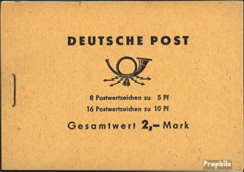 Sellos para coleccionistas de la RDA folleto completo MH4c 1962