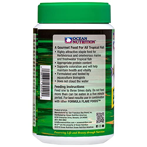 Ocean Nutrition Formula Two Flakes 5.5-Ounces (154 Grams) Jar #TOP2