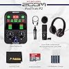 Zoom PodTrak P2 Podcast Recorder Bundle with a ZUM-2 Mic, ZHP-2 Headphones, a Tripod Stand, Mount, Windscreen, USB-C Cable, 32GB microSDHC Card, AA Battery Kit with Charger #1