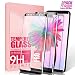 Produktbild Youer Galaxy S9 Plus Panzerglas Schutzfolie, Full Coverage HD Ultra Klar Abdeckung Gehärtetem Glas, HD Displayschutzfolie, 9H Härte, Anti-Kratzer, Blasenfreie 3D Hartglas [2 Stück] - Schwarz