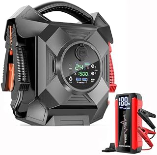 Truck Jump Starter Heavy Duty, CAT797 30000A 12V/24V 50L / R50 1500A 12V 3L Portable Lithium Battery Jumper,-40F° Instant Start Battery Booster Pack,for Semi Truck,Gasoline and Diesel Engines