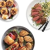 Omaha Steaks Ultimate Gift Package – Butcher’s Cut Filet Mignons, Top Sirloins, Chicken Breasts, Burgers, Gourmet Franks, Fries, Desserts & Seasoning – Premium Meat & Meal Gift Box