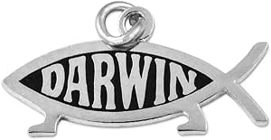 EvolveFISH Darwin Fish Necklace - [Silver][1