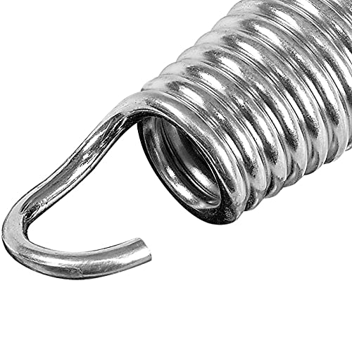 Ersatz-Trampolinfedern, robust, verzinkt, 15 Stück, mit Abziehwerkzeug für Trampolin-Zubehör