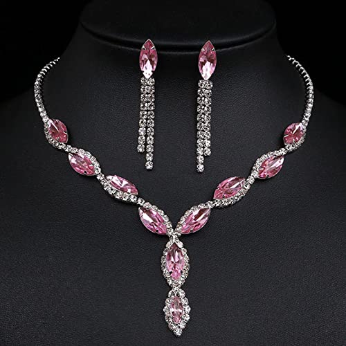 YCTTKDD collane e Orecchini di Perle di da Donna, Set di Gioielli da Sposa, Ornamenti per la Laurea