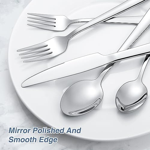 60-Piece-Silverware-Set-For-12-Stainless-Steel-FlatwareTableware-Set-Include-SpoonsForksKnives-Yoehka-Mirror-Polished-Cutlery-Set-For-Home-Kitchen-Restaurant-Hotel-DurableDishwasher-Safe