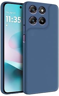 Fashionury Liquid Silicon Back Cover for Moto G67 Power 5G / G57 Power 5G | Camera Protection | Inner Velvet Fabric | Ant... Price In India