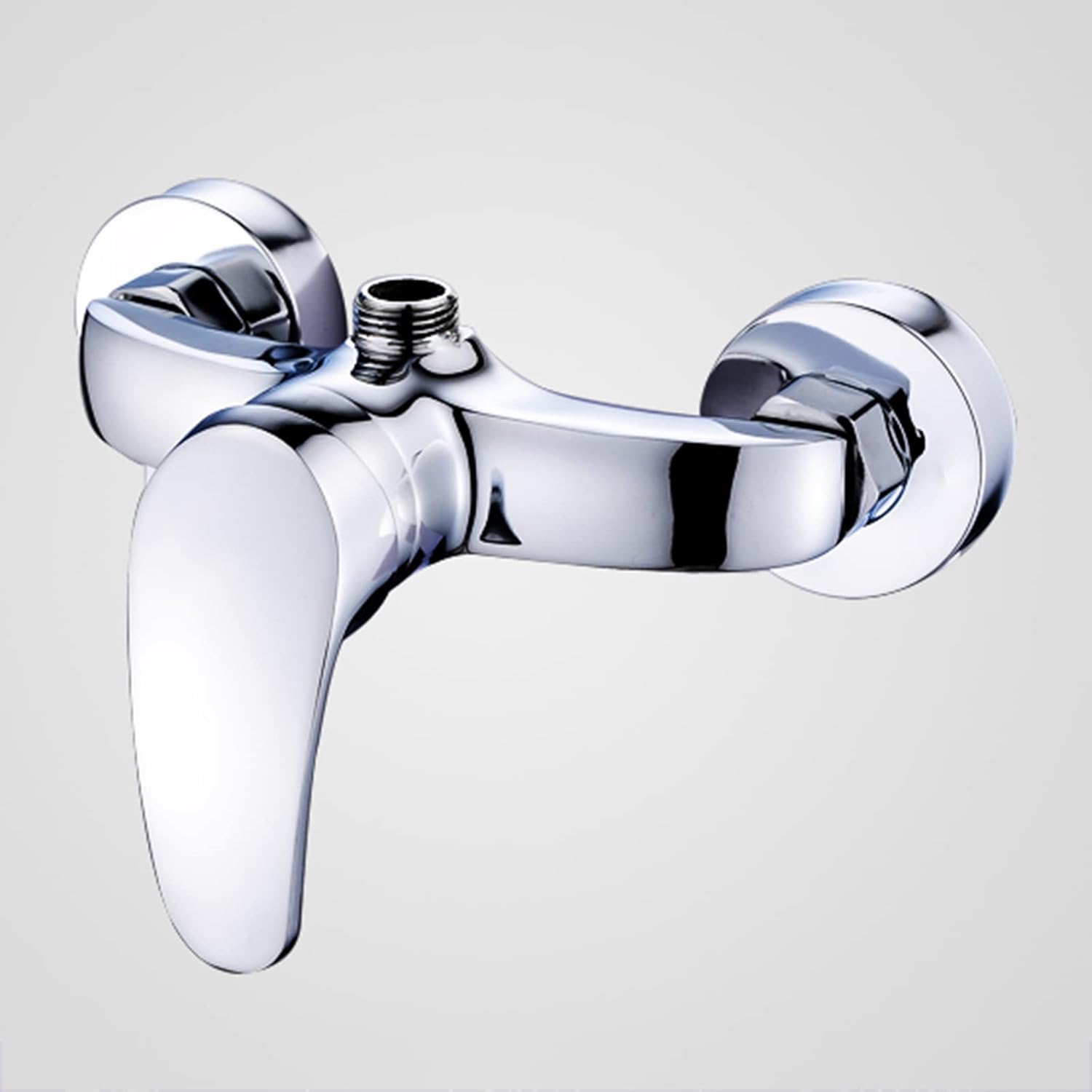 Shower taps and Head Wall Mounted Bathroom Sink tap for Single Lever Faucet Brass Wall-Mounted G1/2 inch,Chrome B(Chrome A)