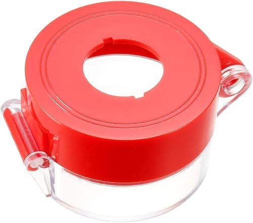 Miniatura 9 de uxcell Protector de cubierta de interruptor de plástico amarillo para interruptor de botón de 1.181 in de diámetro 55 * 37